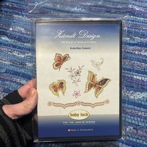 Baby Lock Butterflies Cutwork Embroidery Design